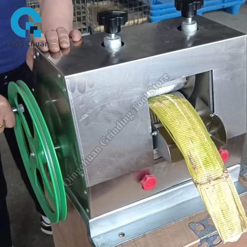 Commercial Sugarcane Juicer Stainless Steel Hand Cranked Manual Sugarcane Ginger Juicer Sugarcane Juicer