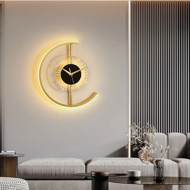 

Creative Watch Living Room Light Luxury Simple Modern Clock Home
