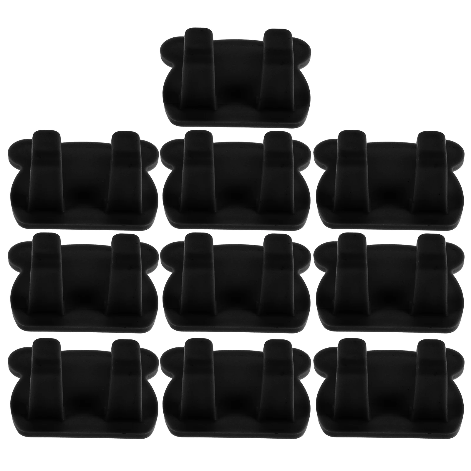 

10 Pcs Ordinary Shaver Storage Rack Hooks Plastic Decorative Pegs for Hanging Bag