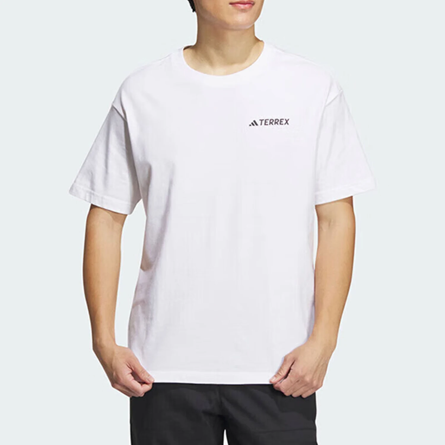 

Adidas genuine New Men's Breathable Printed Outdoor Sport T-Shirt IB8693