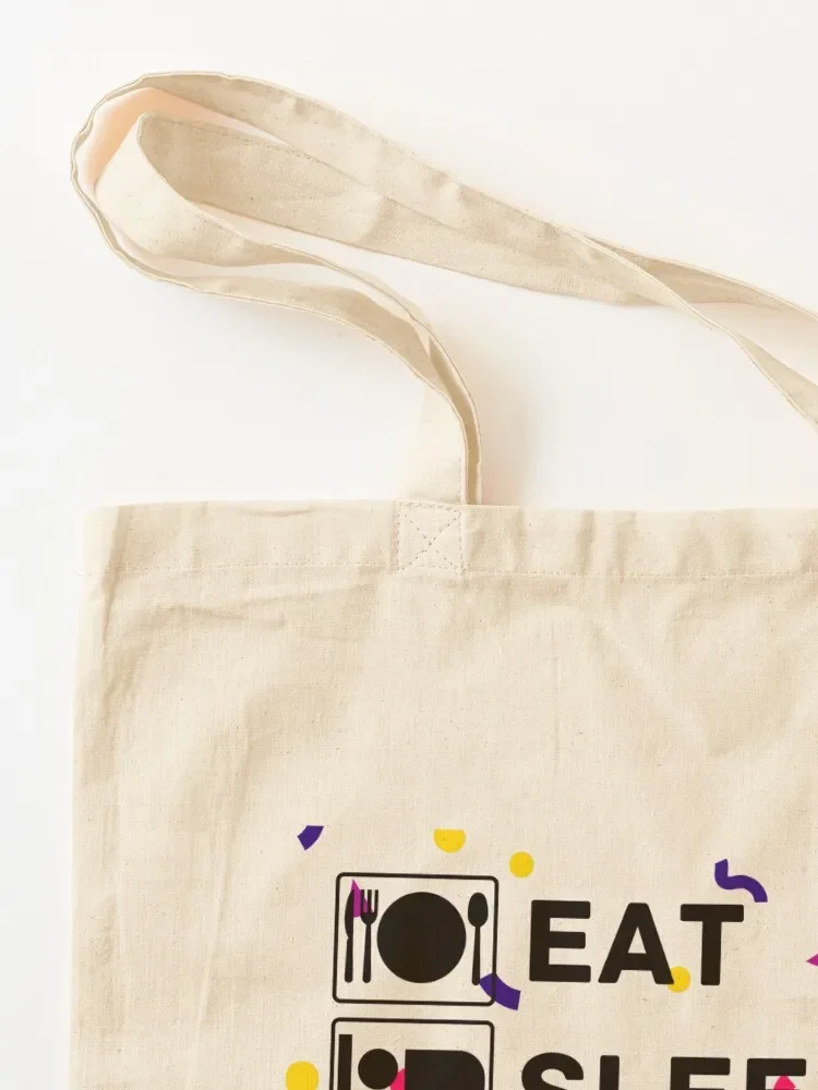 eat sleep cheer repeat Tote Bag handbag eco pack eco bag folding tote bag men
