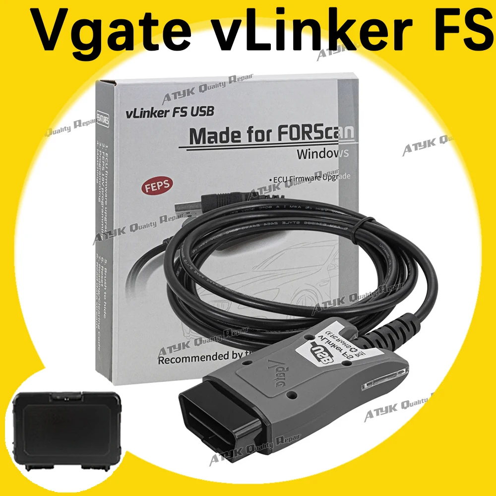 Diagnostic equipment Vgate Vlinker FS elm327 ELM 327 For Ford FORScan MS CAN/HS CAN obd2 scanner Repair interface tuning cars