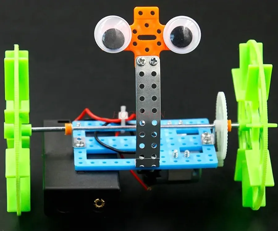 DIY Tweewielig Balansvoertuig Robot Wetenschapsexperiment Focus Leuke Natuurkunde Handwerktechnologie voor kinderen