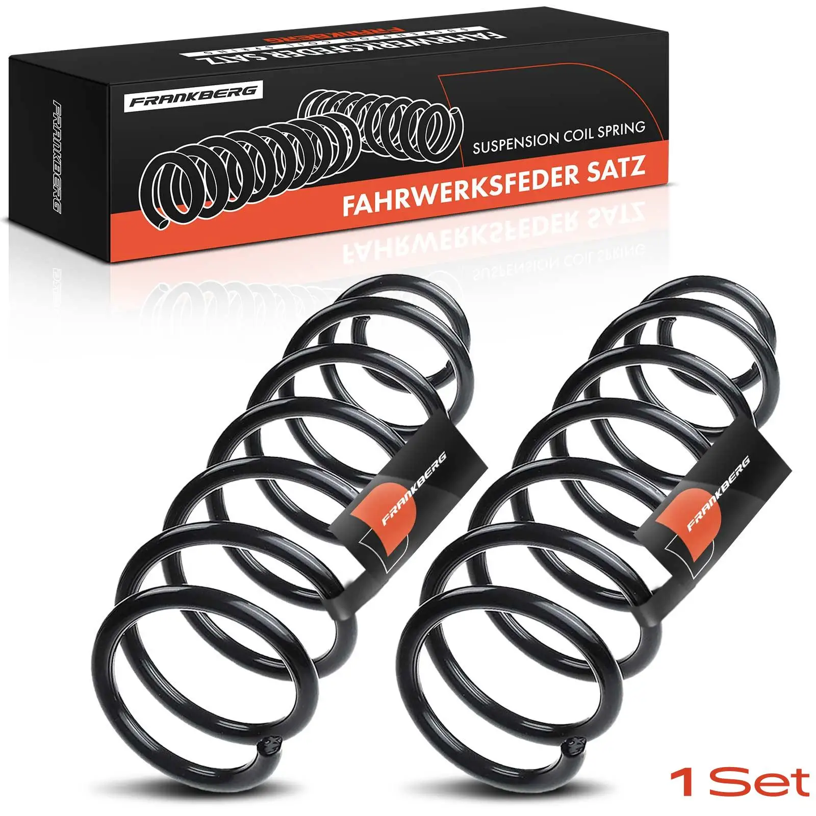 Frankberg 2x Fahrwerksfeder Hinterachse für Renault Megane III Schrägheck B3 BZ0/1 Bj ab 2008 550200060R RA7034