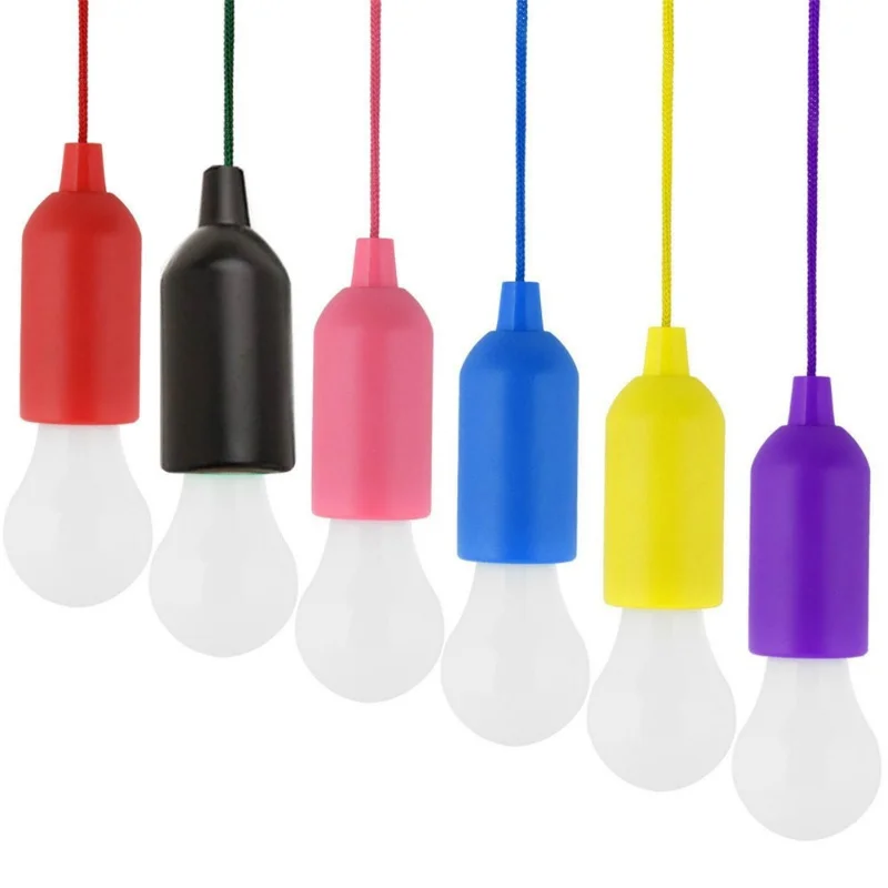Portable 6 Pcs LED Lamp For Hiking Fishing Desk Camping Tent Garden Lamp Battery Operated Lamp
