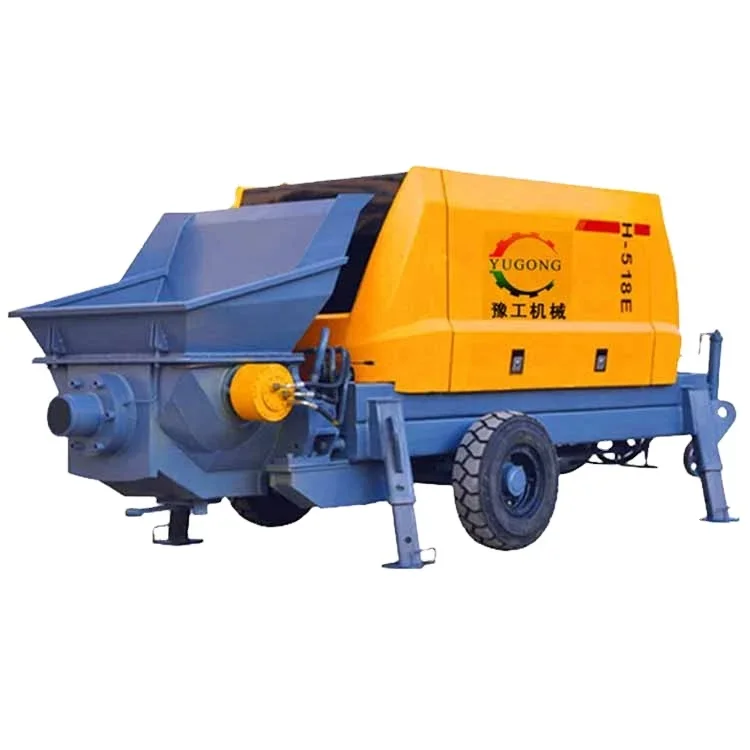 YG Customized Vibrator For Small Diesel Mixture 42m Hydronic Concrete Pump