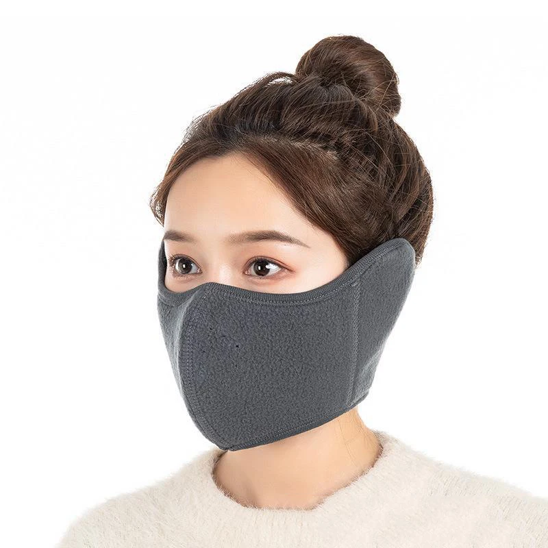 2023 Winter Thickened Thermal Mask Women\'s Outdoor Cold and Wind proof Mask Riding Ear Protector Two in One Mask Washing 1PCS