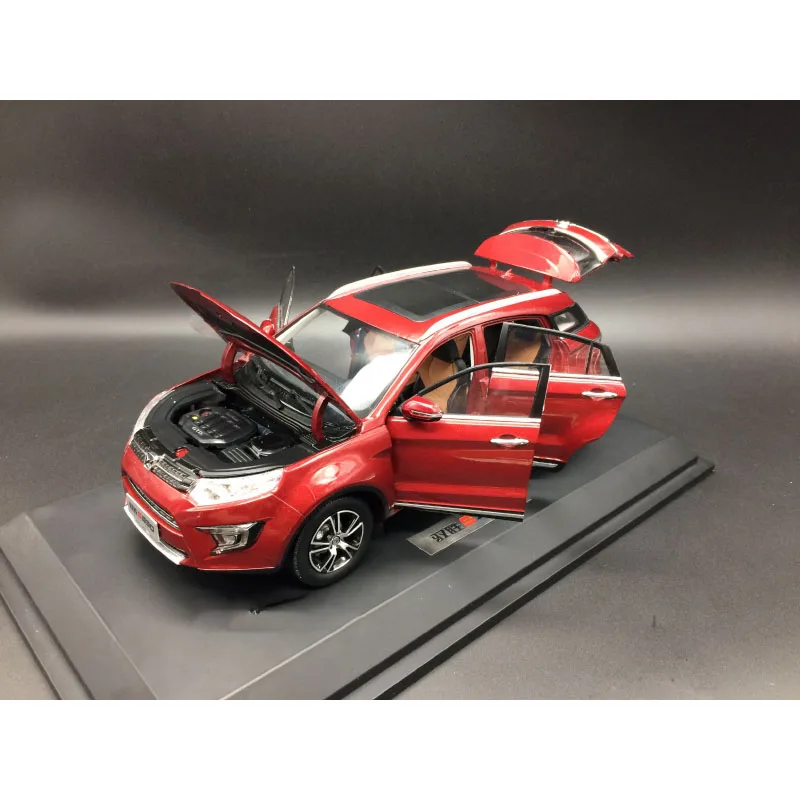 

Original Diecast Alloy 1:18 Jiangling Yusheng S330 SUV New Trend Car Model Classic Red Adult Collection Gift Display Souvenir