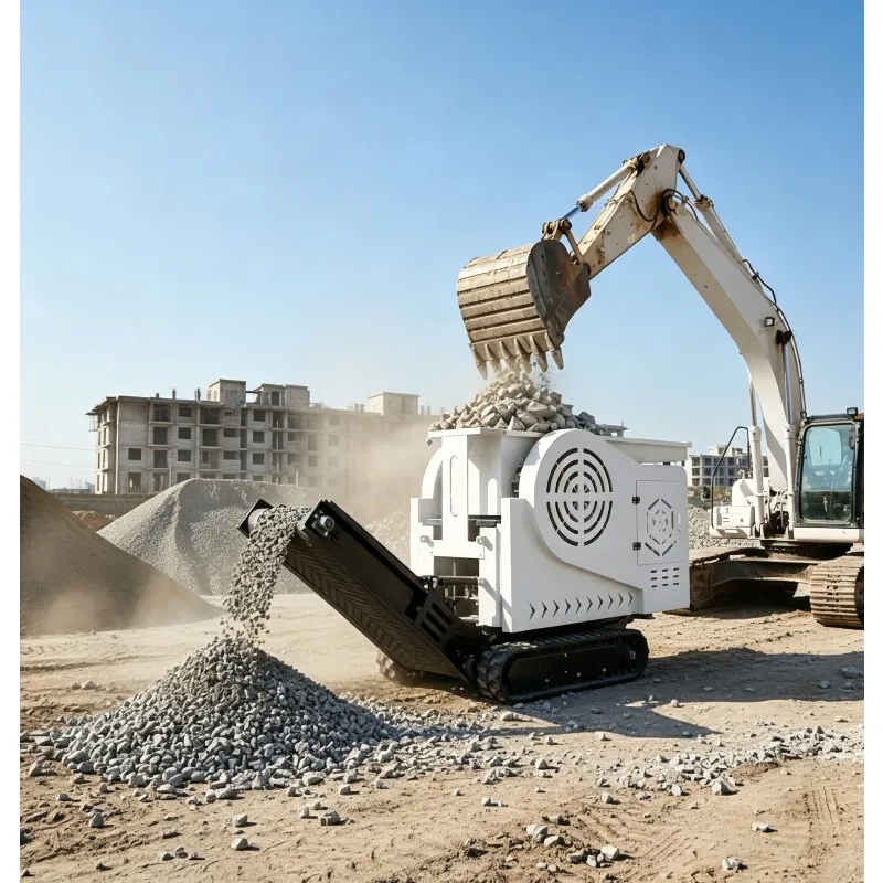 Portable Small Crushing Tracked Jaw Diesel Crusher Machine Mobile Mini Crawler Jaw Rock Crusher for Stone Gold Crusher Plant