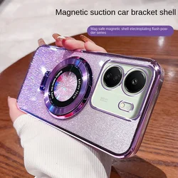 For Xiaomi Mi 13T 12T 11T 10T 9T Pro Case Soft Bling Glitter Ring Magnetic Protective Back Cover Case For Xiaomi Mi13T Pro Shell