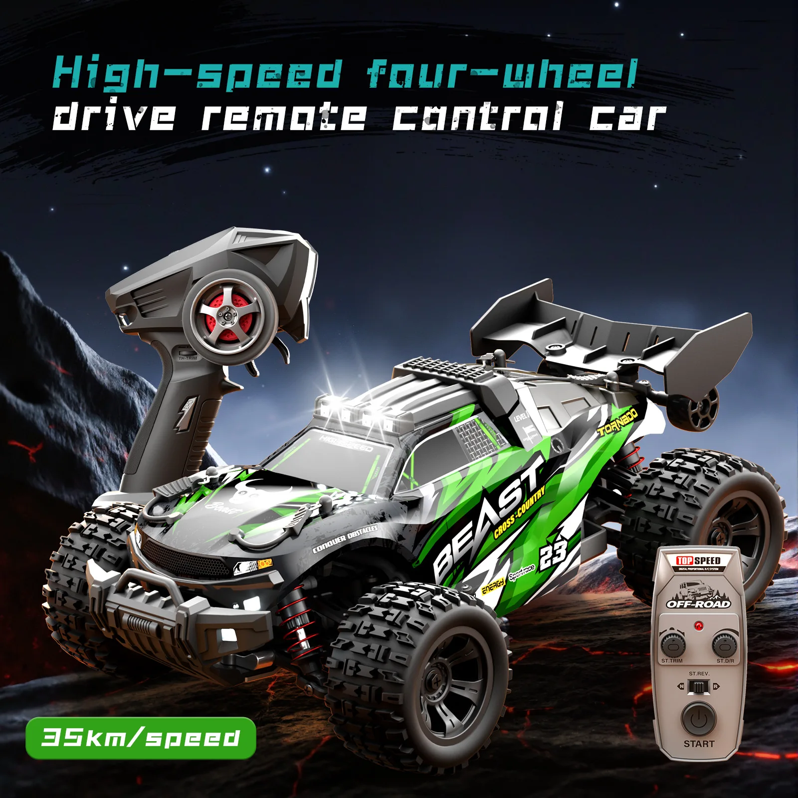 Hit products overseas warehouse one SG118PRO four-wheel drive remote control off-road vehicle high-speed climbing alloy