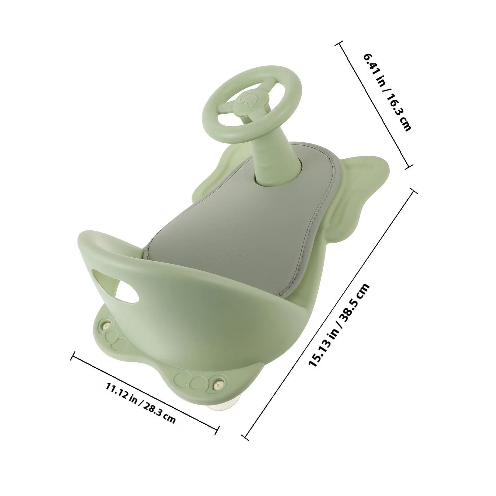 مقعد استحمام للأطفال متعدد الوظائف بتصميم غير قابل للانزلاق كرسي حوض استحمام مريح لحديثي الولادة والأطفال الصغار كوب شفط ثابت سهل التخزين #3