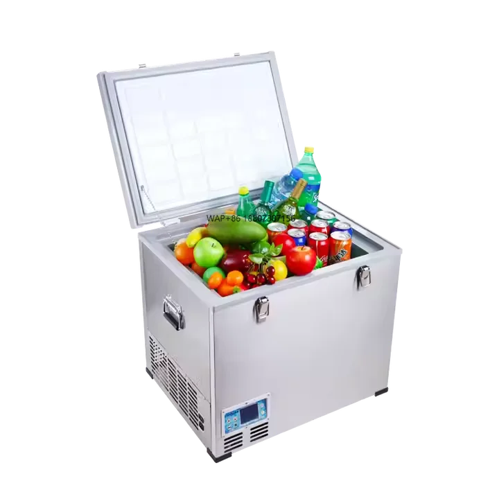 

Portable Electric Cooler Box 12V 240V 35 Liter Capacity Temperature Control Car Fridge Compressor Side-by-Side Plastic New