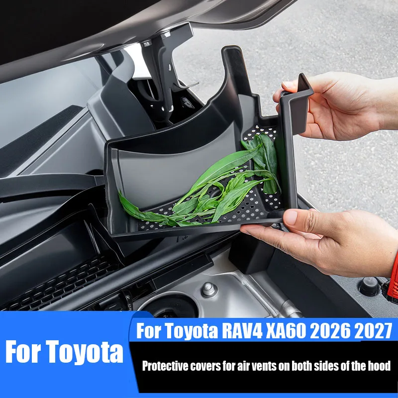 

For Toyota RAV4 XA60 Wildlander 2026 2027 Protective covers for air vents on both sides of the hood made of ABS material