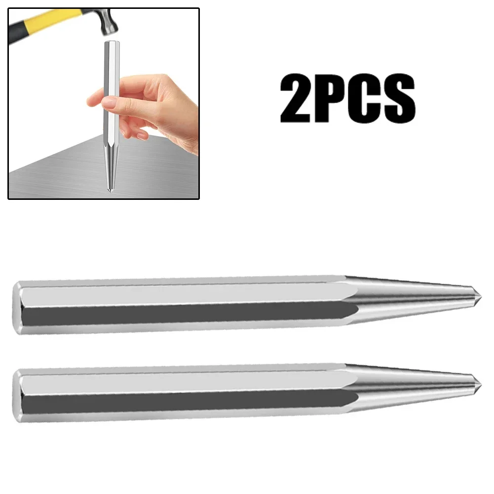 Positioner Punch Octagonal Center Hole Drilling Mark Cone Punching Tip Punch Pin Center Punch For Marking Centering Positioning