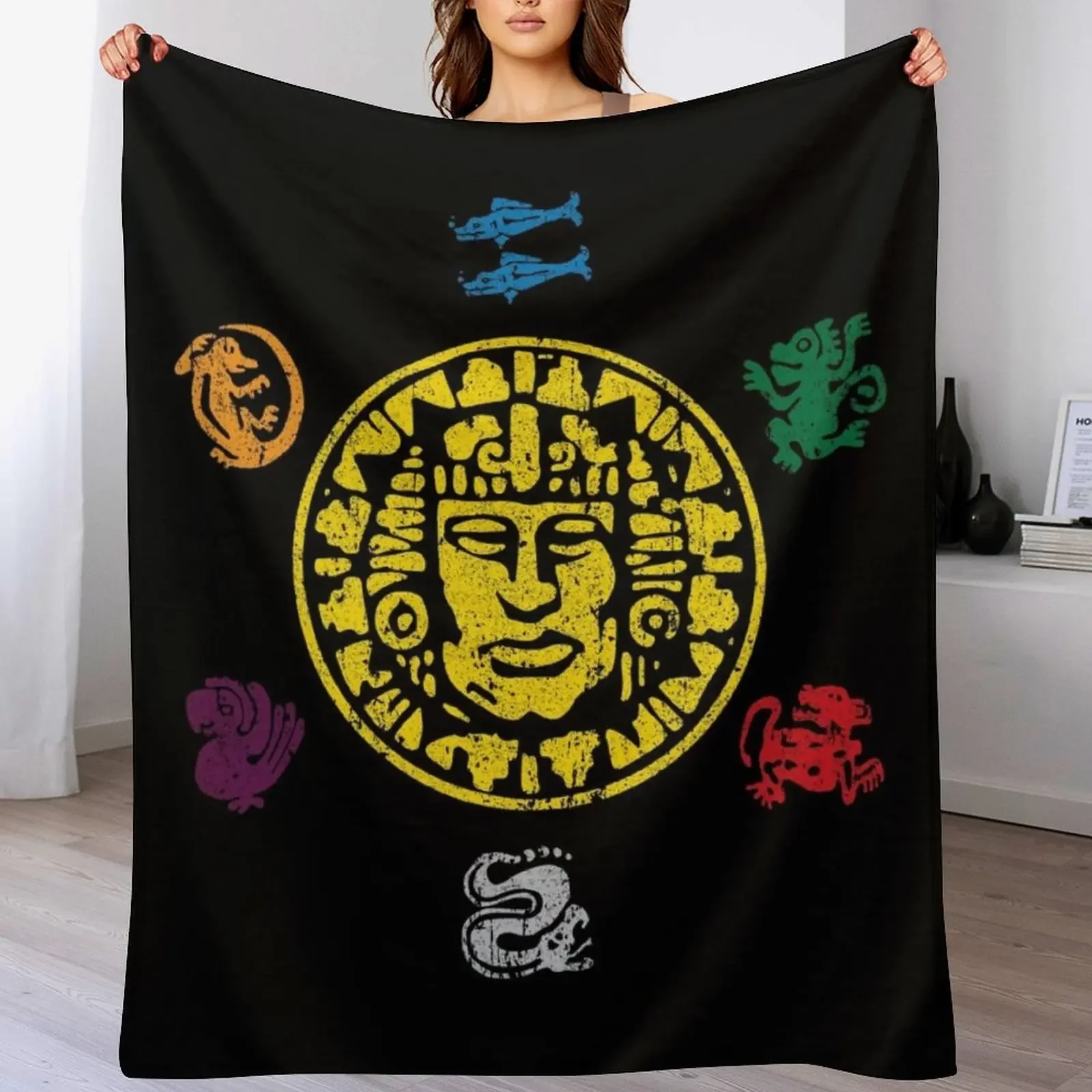 

Legends of the Hidden Temple Throw Blanket Luxury Brand Luxury Designer Beautifuls Blankets For Bed Blankets