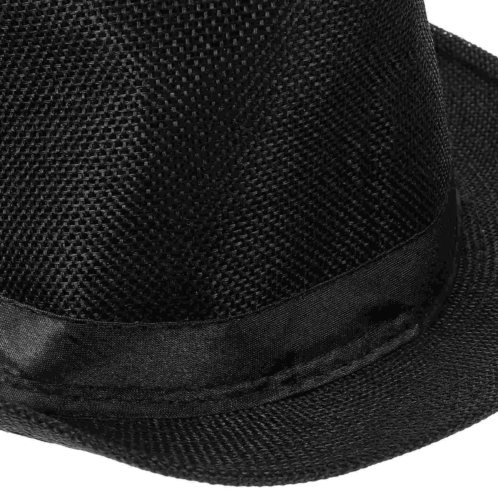 Children Fedora Hats Gentleman Kids Dancing Performance Hat for Girth of 56-58cm (Black) fedora hats for kids