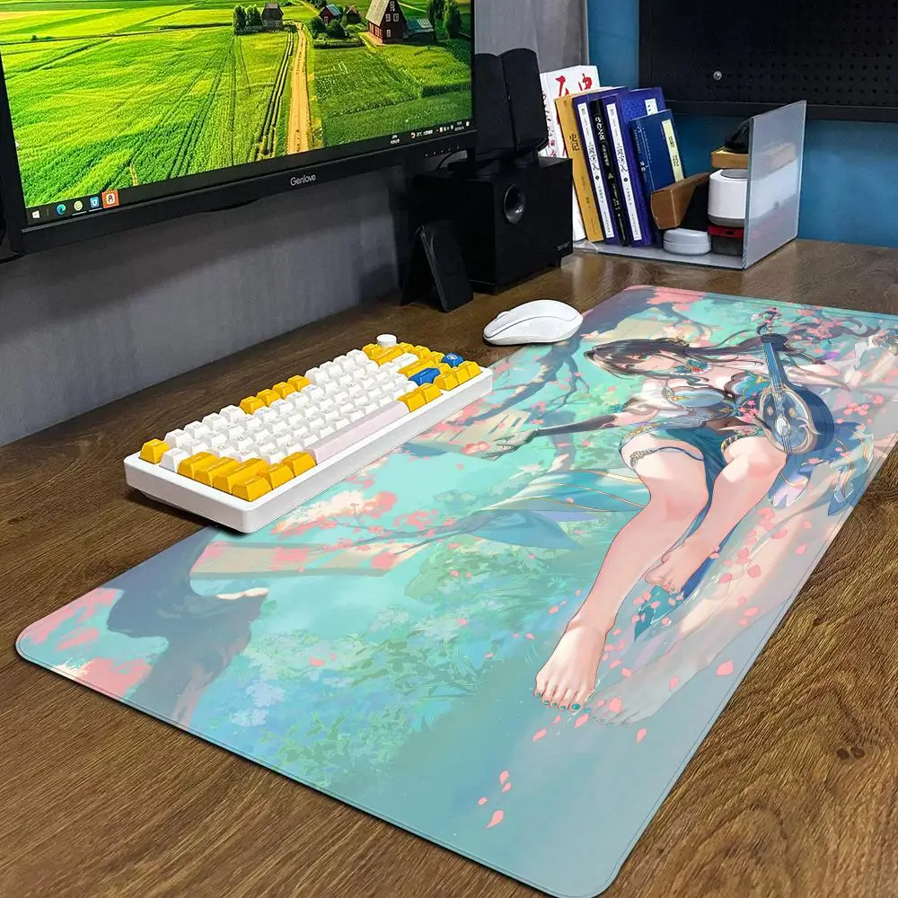 Ruan Mei Honkai Star Rail Mouse Pad MouseMat XXL Computer Accessories Large Keyboard Laptop Table Pad The New Product Gamer