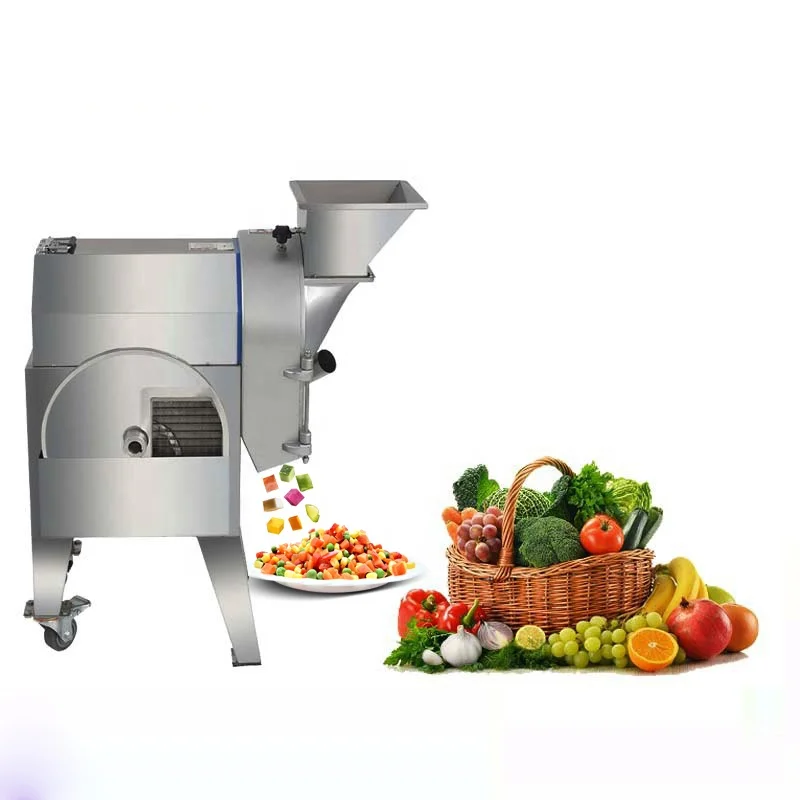

Automatic Commercial 200-800KG Cucumber/Carrot Vegetable Fruit Cutting Machine