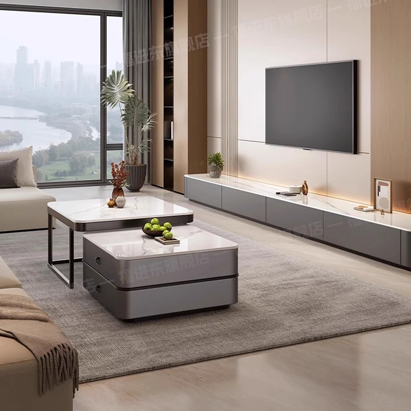 خزانة تلفزيون حديثة مخصصة تصميم شمالي بسيط فاخر خزانة تلفزيون نمط أدراج Meubles تلفزيون الدولاب دي صالون أثاث غرفة المعيشة