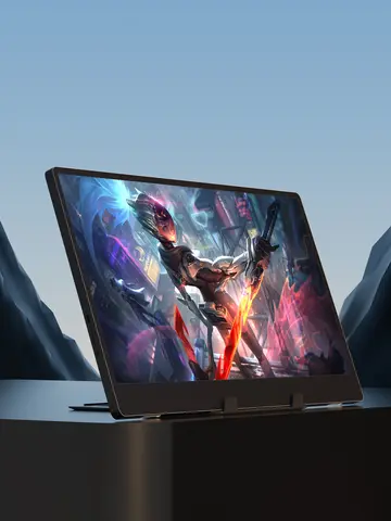 MUCAI N140-S36 Portable Display 14 Inch 60Hz Resolution 1366*768 TN Panel 250cd/㎡ Brightness 3ms Response Portable Monitor