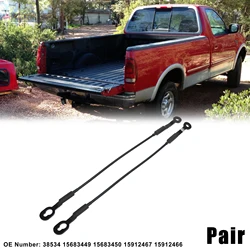 UXCELL Pair Rear Tailgate Cables Lift Gate Support Straps Pickup for Chevy S10 1994-1998 2000-2004 38534 15683449