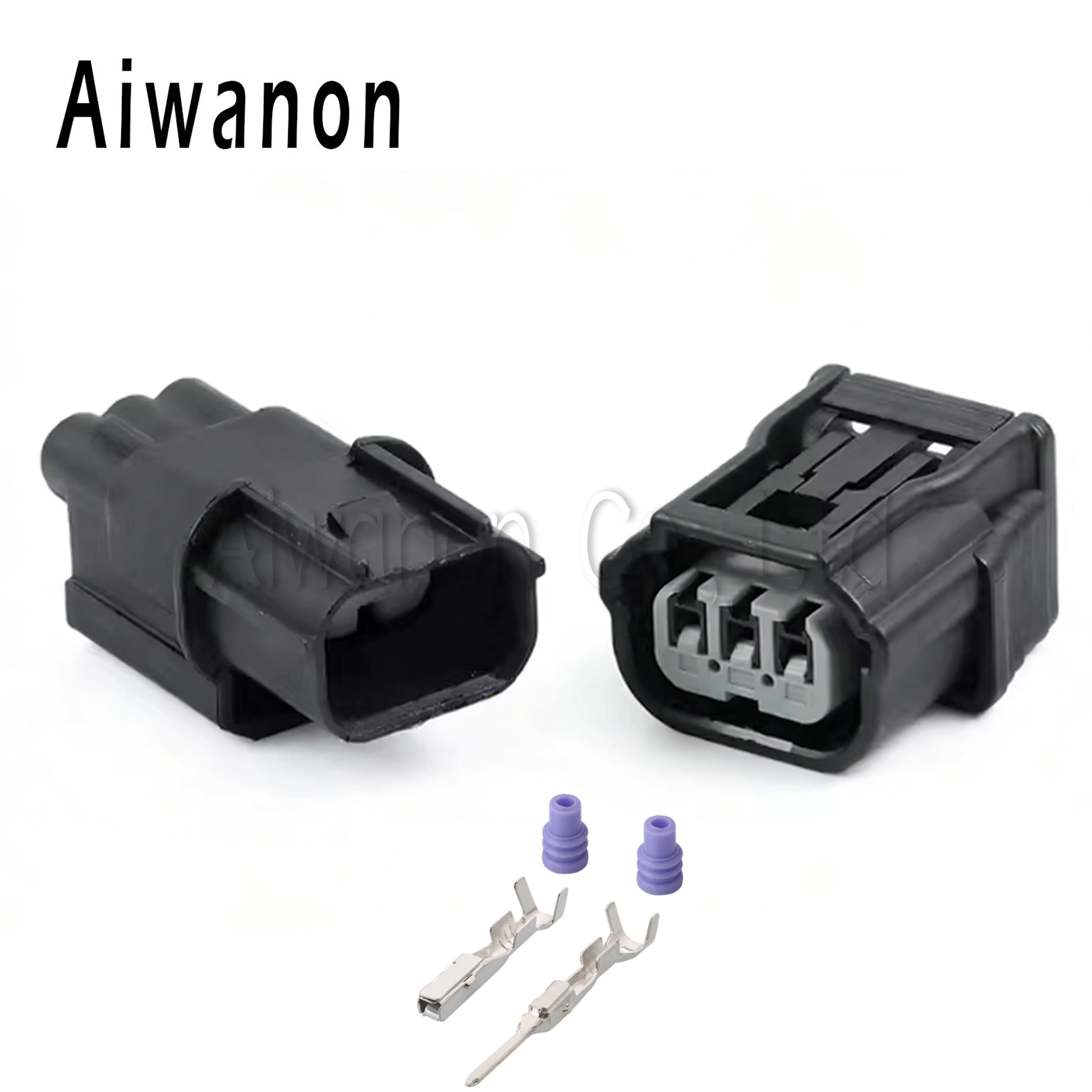 

1 Set 3 Pin Car Ignition Coil Small Lamp Waterproof Electronic Connector Wire Harness Plug For Honda 6188-4775 6189-7037