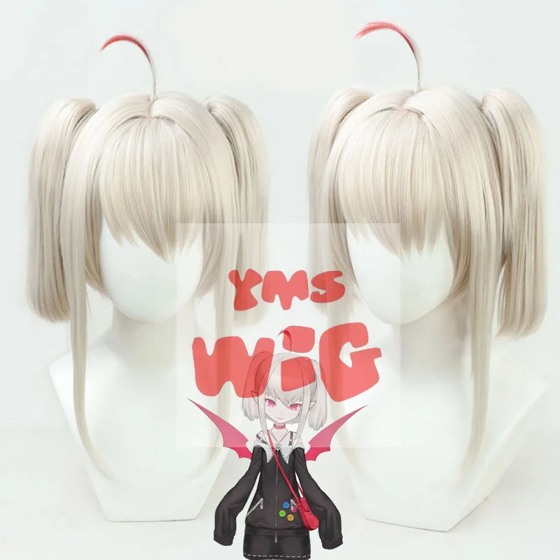 4 Types Hololive VTuber Makaino Ririmu Cosplay Wig School Uniform Youtuber Gamers Girls Gamers Ririmu Kissme Lovelyheart-Lolita