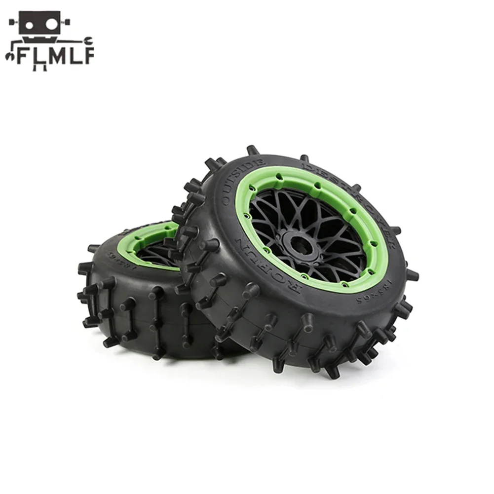 Rc Auto Grote Nagel Band Hoge Prestaties Achter- of Voorwiel Band Set voor 1/5 HPI ROFUN BAHA ROVAN KM BAJA 5B SS Buggy Truck Onderdelen