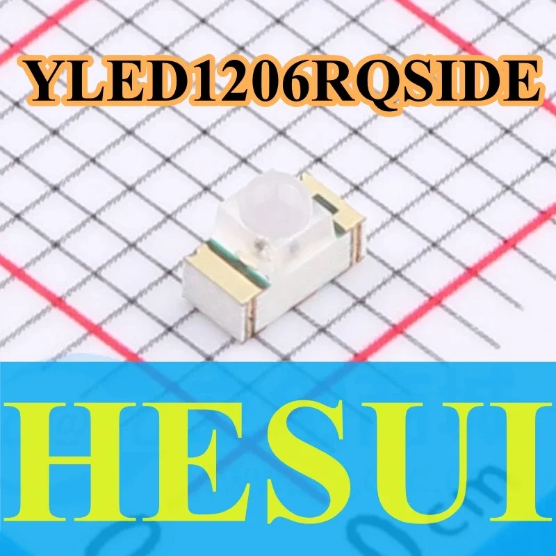 1/50PCS Infrared emission tube YLED1206RQSIDE Original SMD-3P,3.2x1.6mm