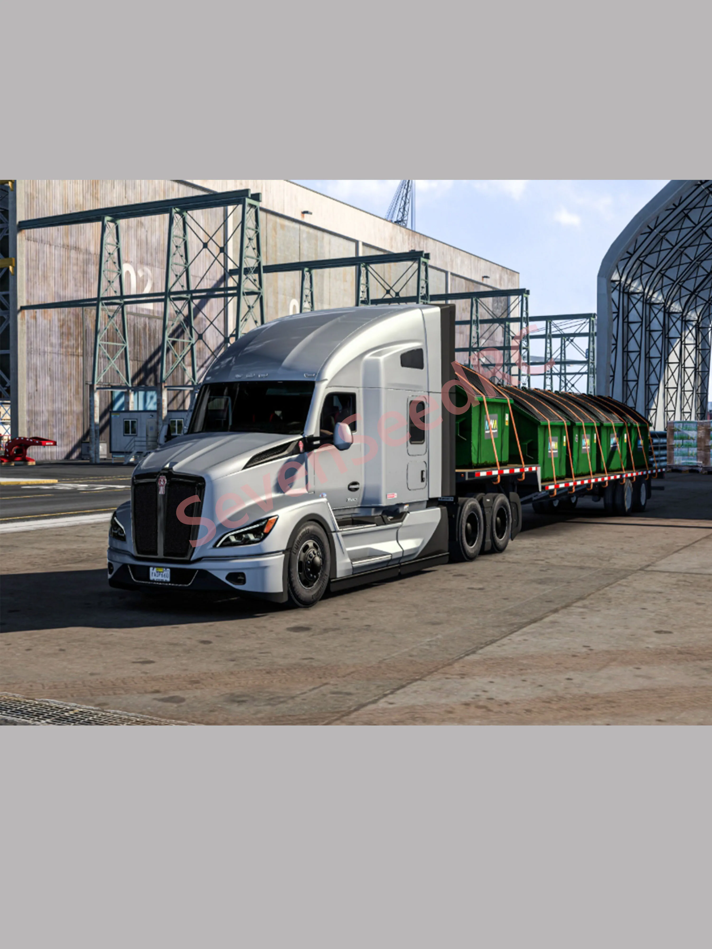 

Грузовик с 3D принтом KENWORTH T680 NG 76 INC1/14 Fmx Статическая точечная модель JDM Tamiya Lesu Lxy Scaleclub SCX10 trx6 Crossrc nt jt4