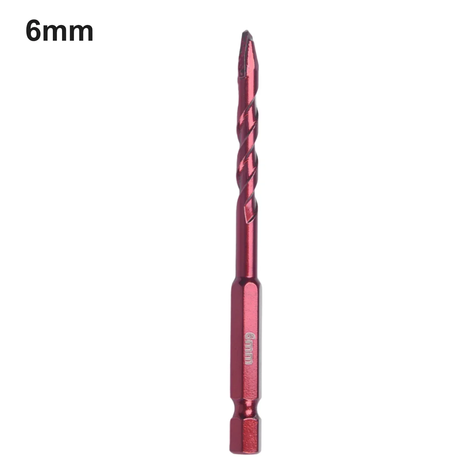 1Pc Drill Bit 6-12mm Hex Shank Carbide Drilling Punching Tool For Wall Glass Wood Metal Tiles Hole Punching For Carpentry Tool