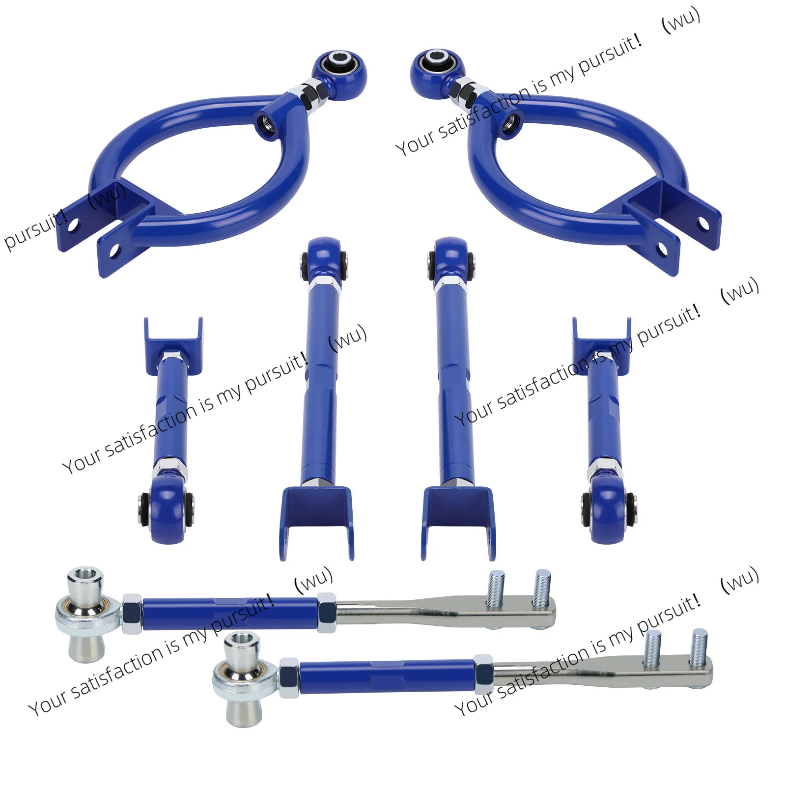 For Nissan 240SX S13 Adjustable Front Tension Rod+Rear Camber +Toe+Traction Arm