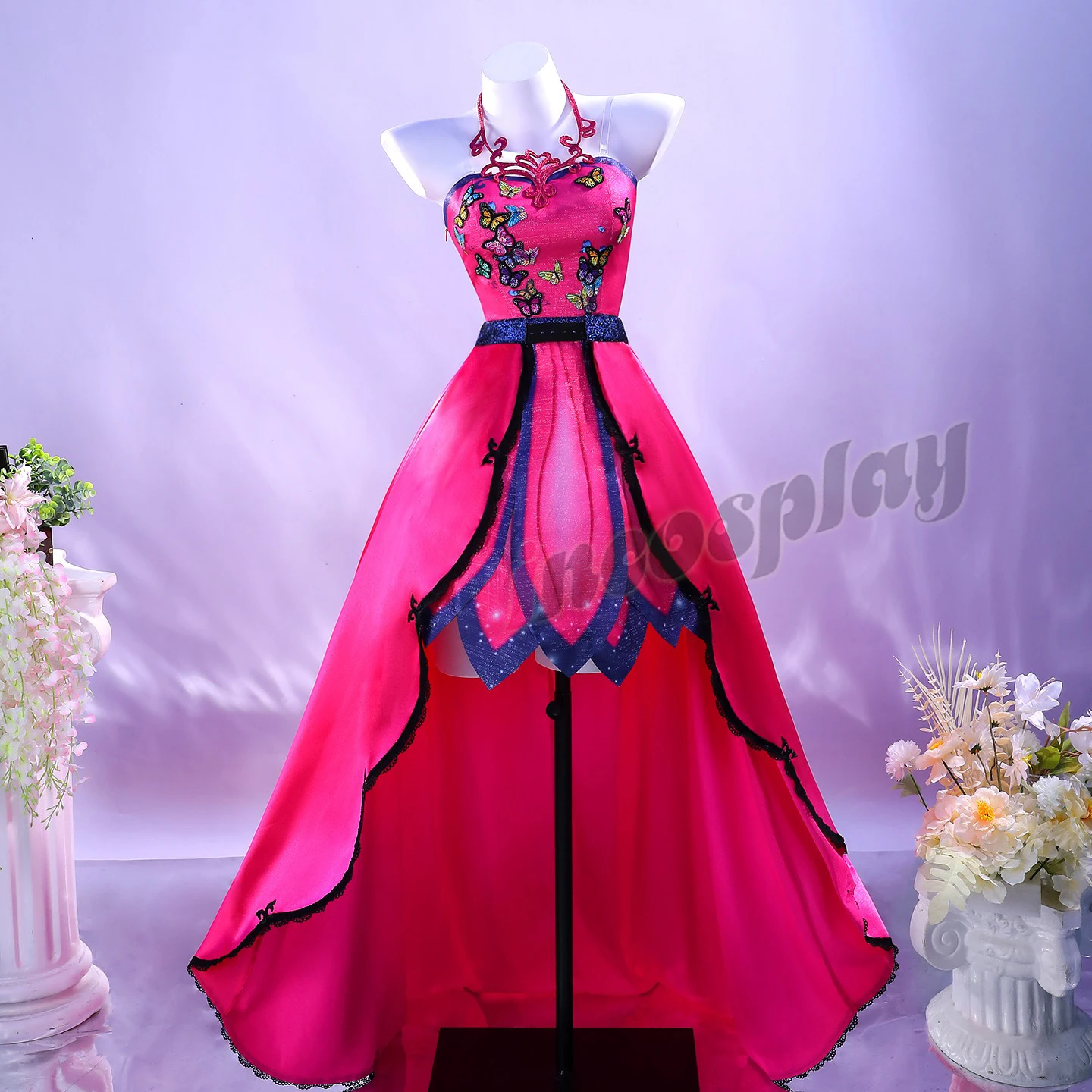 Elina Cosplay Kostüm Frauen Phantasie Prinzessin Kleid Halloween Karneval Party Anzug Weihnachten Outfit Rolle Spielen Kleidung Nach Maß
