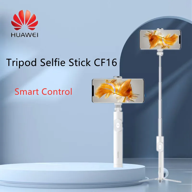 Trípode de viaje HUAWEI CF16, versión de Control inteligente, palo de Selfie inalámbrico Bluetooth, trípode oculto portátil de mano para iOS/Android
