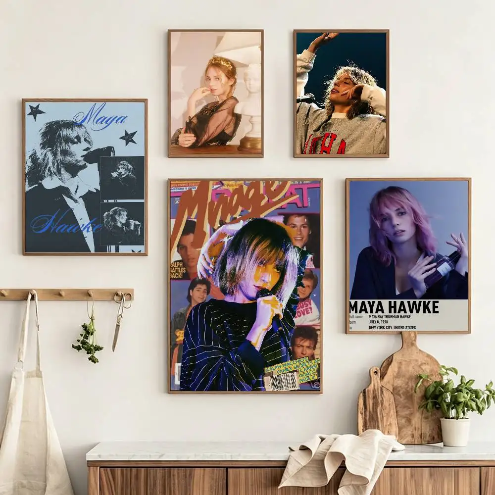 M-Maya Hawke Robin  Customizable HD Self Adhesive Waterproof Wall Art Poster