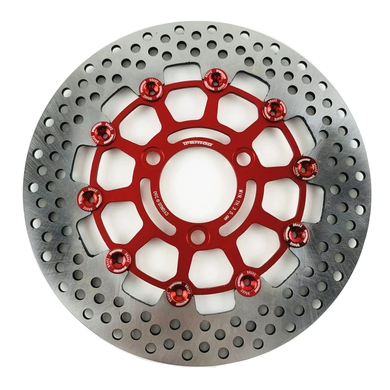 

Universal Motorcycle CNC Aluminum 3 holes 260 *70mm Floating disk brake disc for Yamaha BWS WISP Motorbike