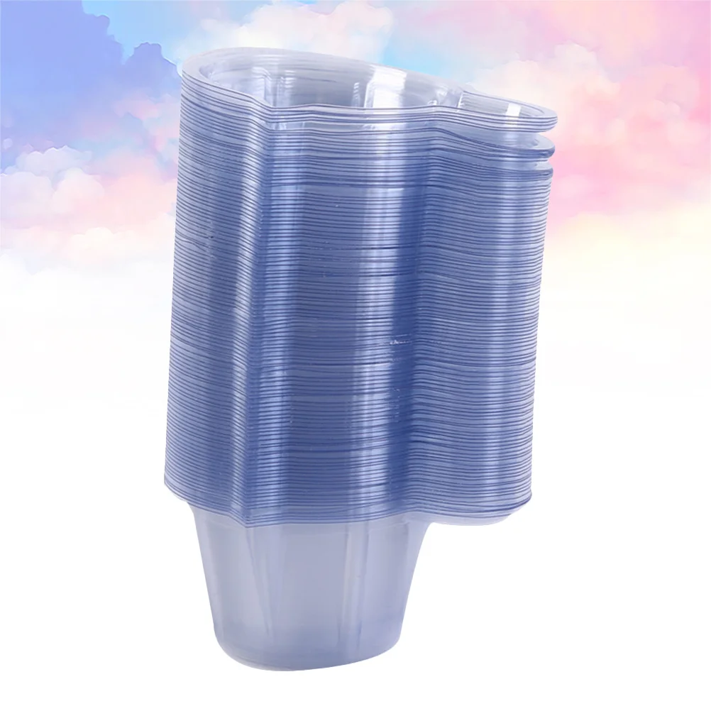 

250Pcs Urine Cups Disposable Plastic Holders Large Capacity Urine Sampling Containers for Medical Home Hospital