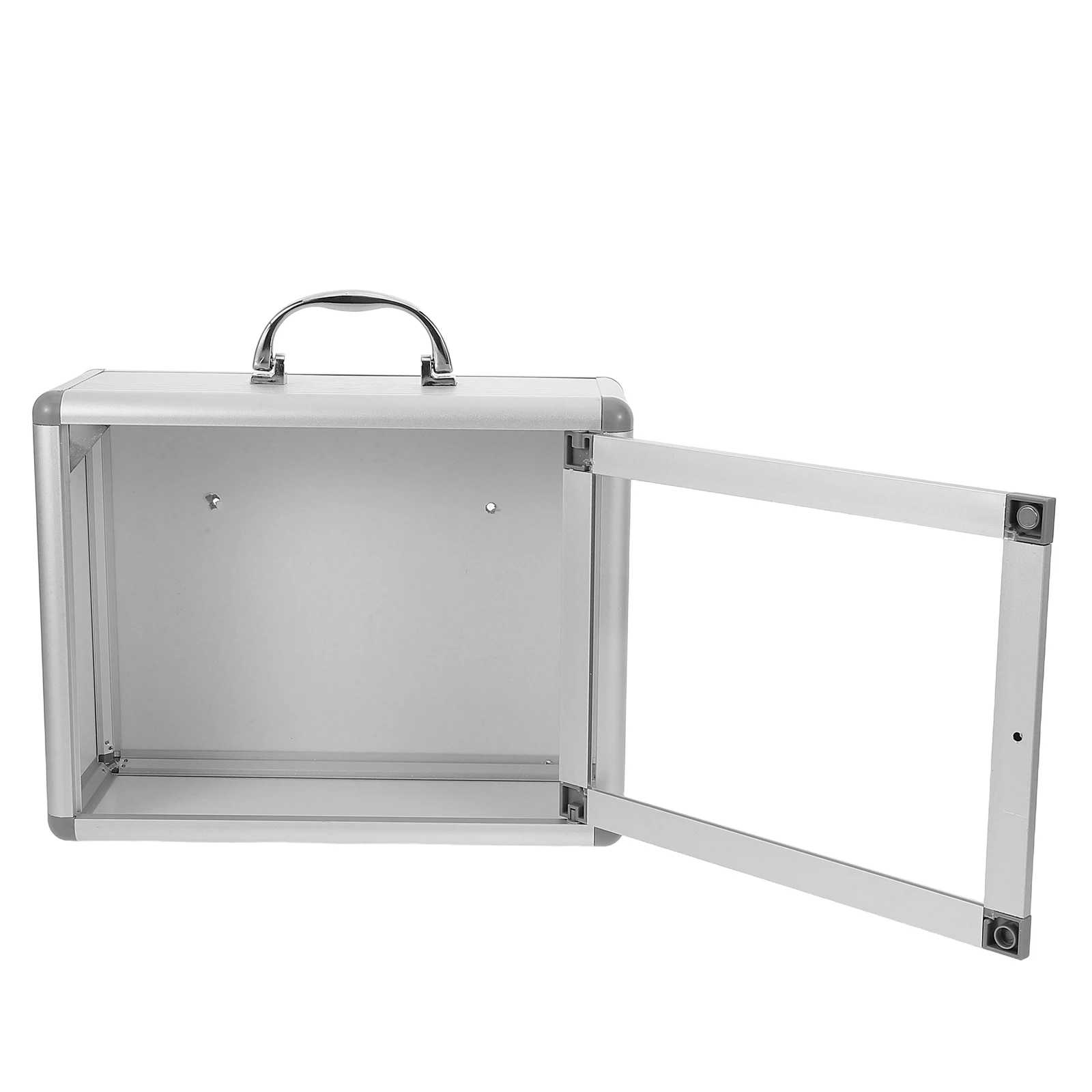 

Wall Mounted Medicine Box Emergency Medical Storage Cabinet Space Saving Metal Public Aid Container For Banks Offices