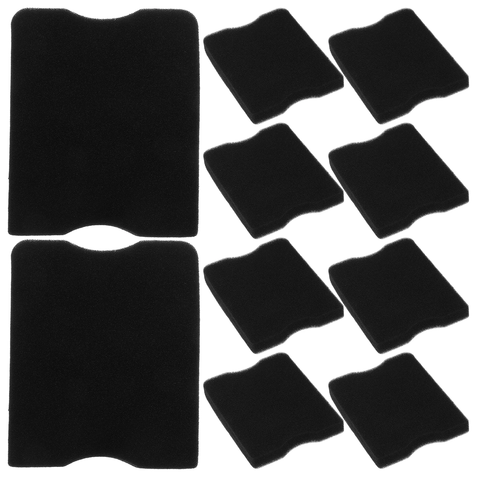 

10 Pcs Material Lawn Mower Air Filter Sponge Foam Lawnmowers Grass Replacement Filters