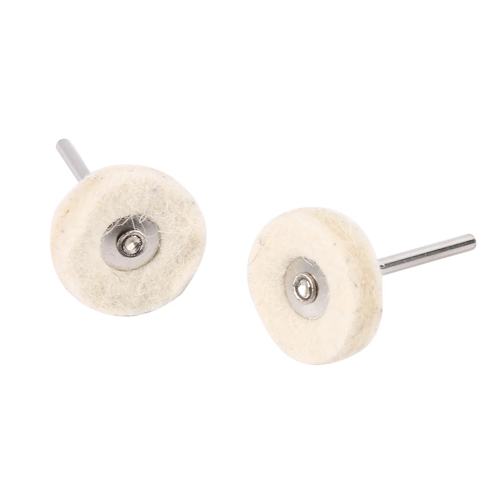 Buffing Drill Polishing Wheel 25MM Wool Felt Polishing Buffing Drill Grinder Wheel Brushes With Handle For Rotary Tool view 5
