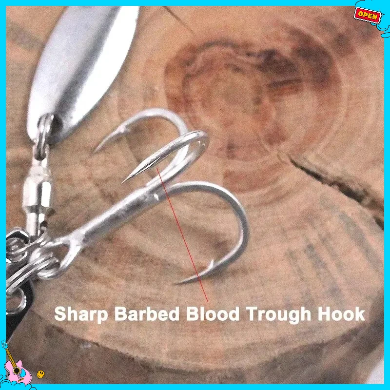 Señuelo VIB de fundición larga de agua dulce y salada, cebo VIB de Metal de aleación de Zinc, 5g-30g