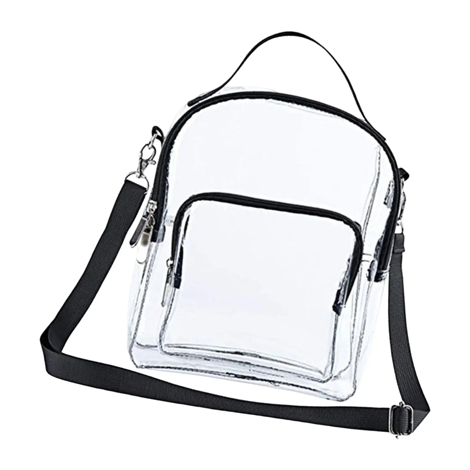 Transparent Crossbody Bag Purse Handbag Tote Casual Clear Bag Large Capacity