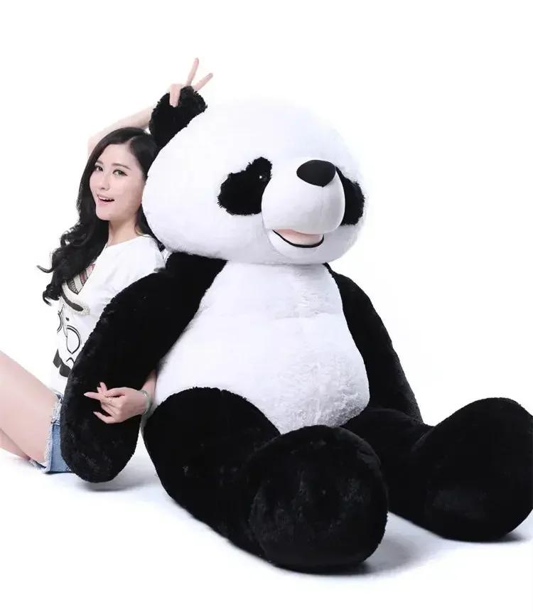 [Funny] Large size 180cm animal China panda Plush Toys hold pillow super soft PP cotton Stuffed doll model kids adult gift