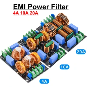 4A 10A 20A 3 étages Filtre de puissance EMI AC 110V 220V Filtre EMI FCC Kit DIY pour interférences électromagnétiques 12 meilleurs filtres d’alimentation AC en vente - No 4