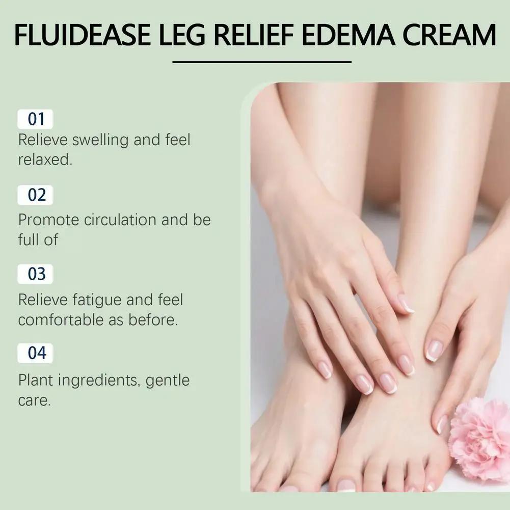 100g﻿ Leg Therapy Edema Care Cream Repair Varicose Veins Antiedematous Foot Improves Circulation Anti Edema Ointment - view 5