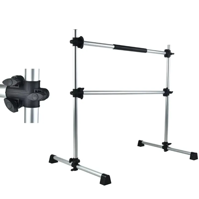 Adjustable Portable Standing Ballet Barre for Indoor Dance Exercise