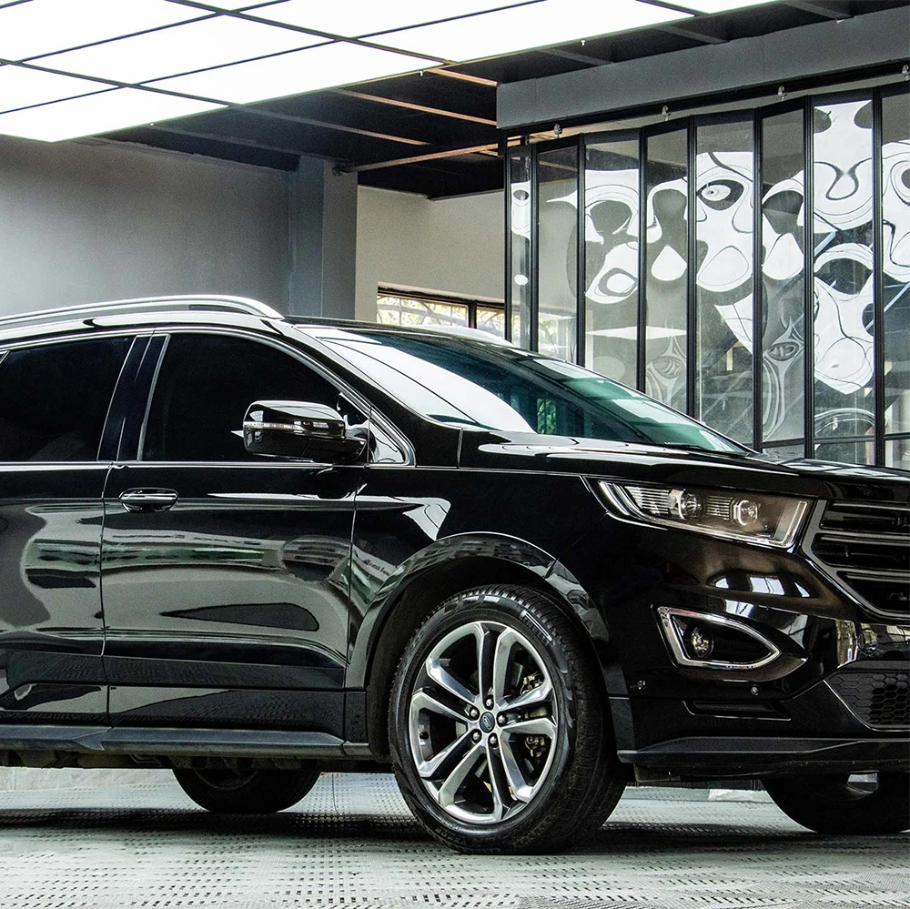 Premium Glossy Bright Black Self-adhesive Car Vinyl Wrap Film Vehicle Decal Sticker Auto Body Decoration Film Air Bubble Free