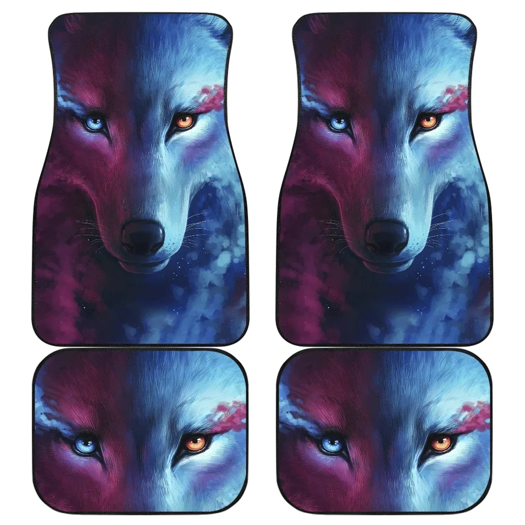 Wolf Galaxy Animals Fantasy Car Floor Mats Amazing Gift Ideas H0119 Universal Fit Auto Floor Mat Set of 4, Fit Most Vehicle