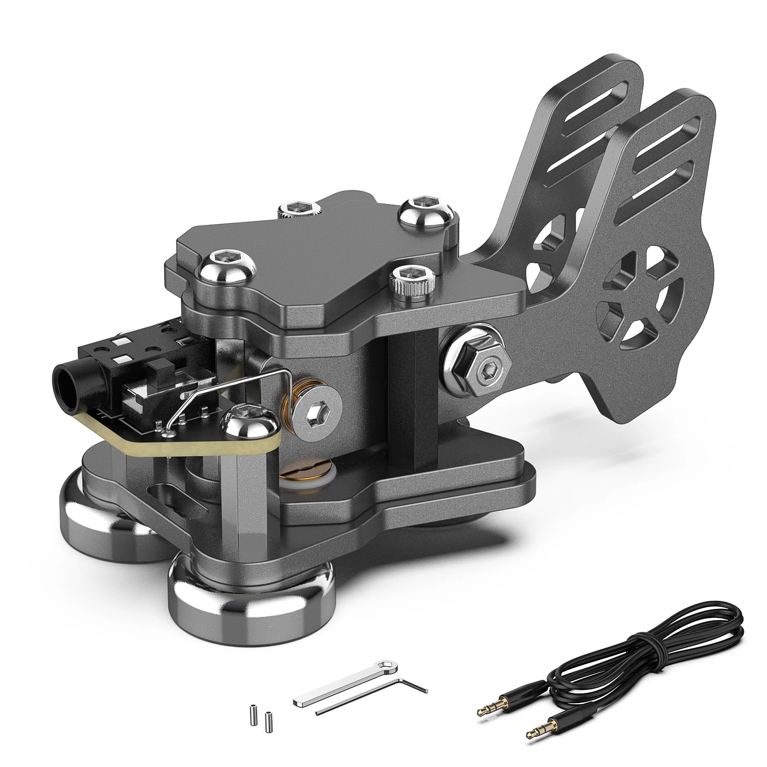 

Putikeeg Mini, код Морзе CW Key, коротковолновое любительское радио, двусторонняя радиостанция. 2,8*1,6*1,3 дюйма